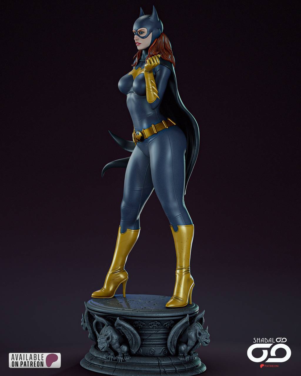 P站图纸印象馆 Shadaloo Studios DC漫画 蝙蝠少女 Shadaloo Studios DC漫画 蝙蝠少女