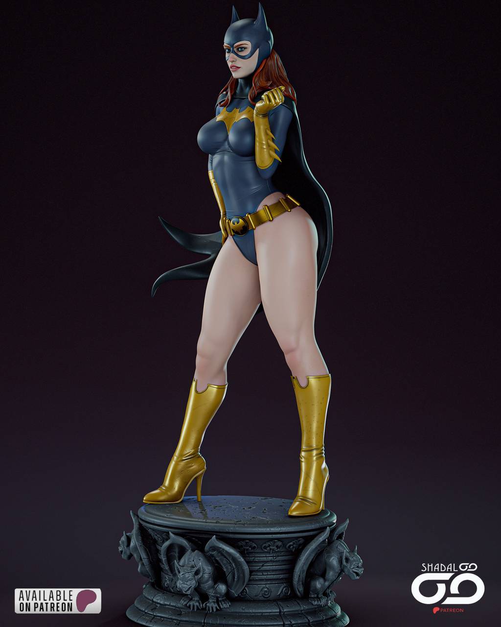 P站图纸印象馆 Shadaloo Studios DC漫画 蝙蝠少女 Shadaloo Studios DC漫画 蝙蝠少女