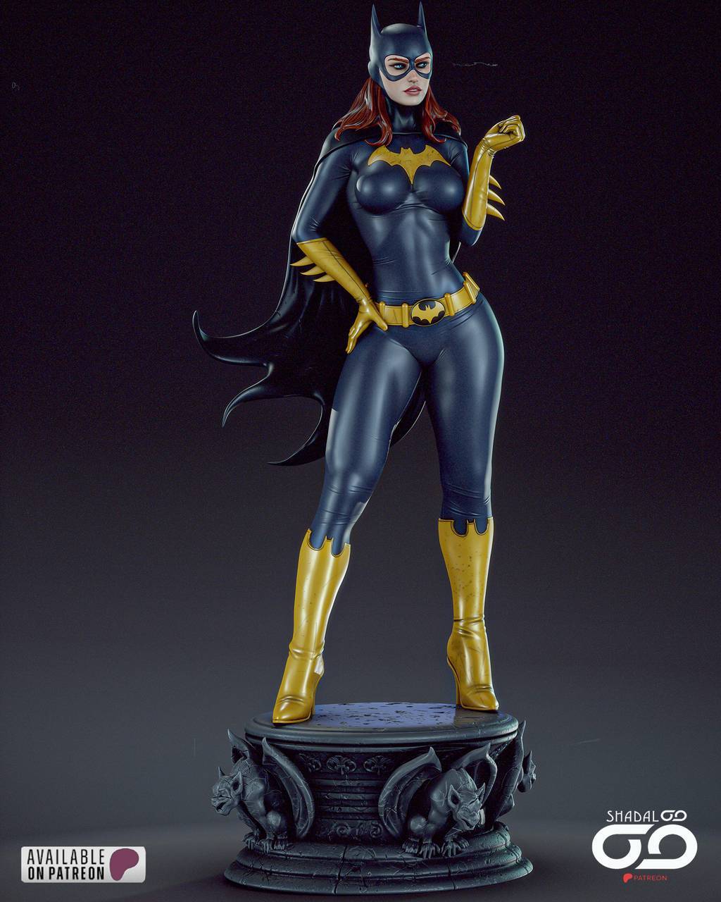 P站图纸印象馆 Shadaloo Studios DC漫画 蝙蝠少女 Shadaloo Studios DC漫画 蝙蝠少女