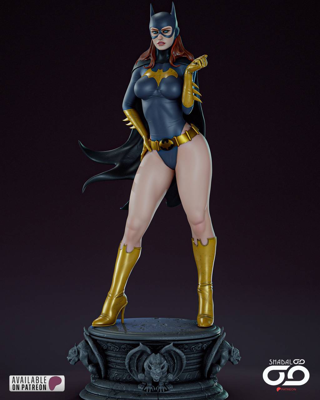 P站图纸印象馆 Shadaloo Studios DC漫画 蝙蝠少女 Shadaloo Studios DC漫画 蝙蝠少女