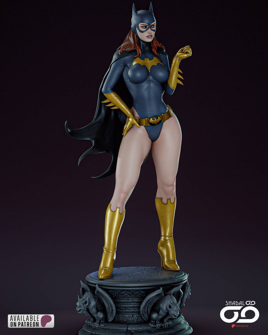 P站图纸印象馆 Shadaloo Studios DC漫画 蝙蝠少女 Shadaloo Studios DC漫画 蝙蝠少女