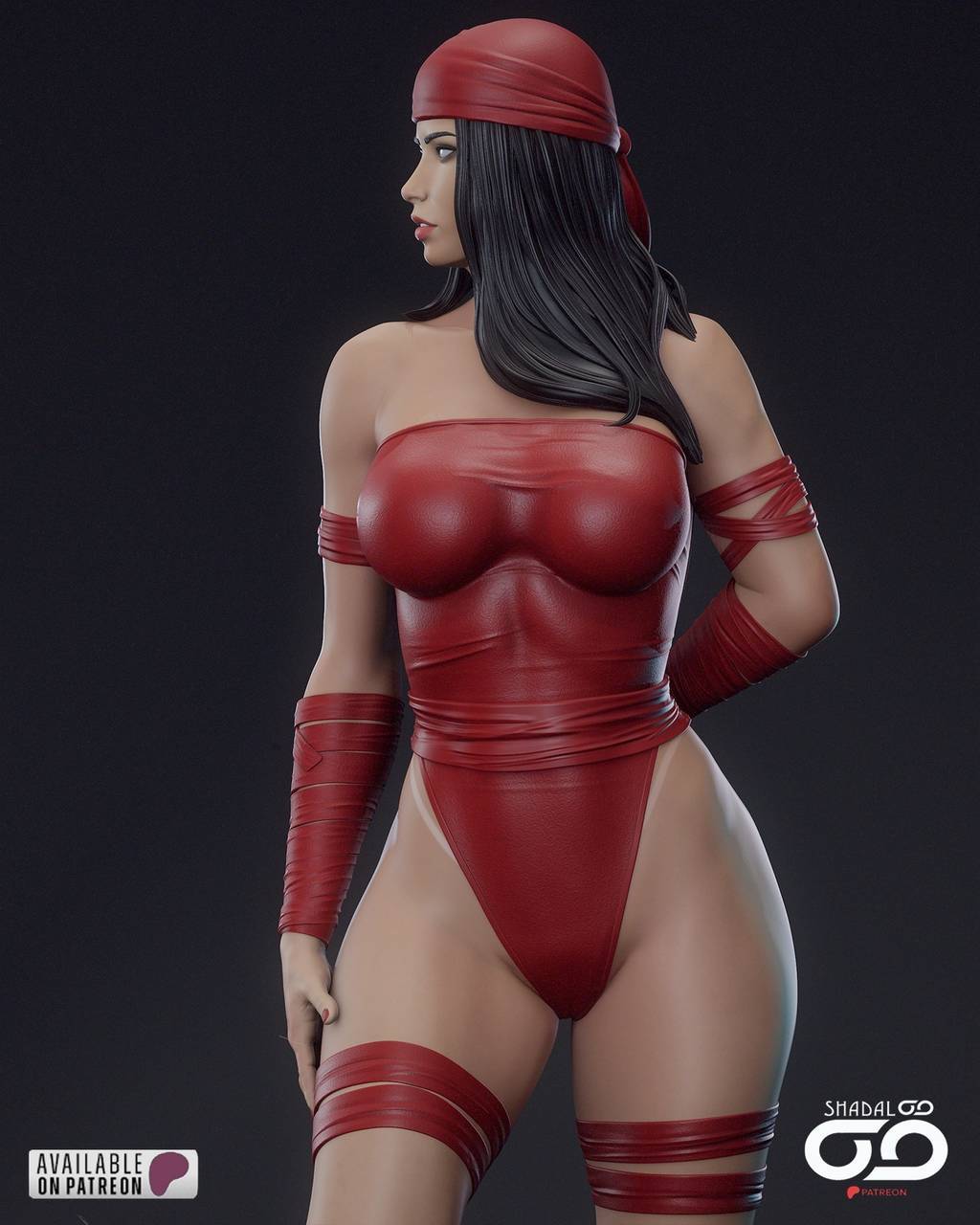 P站图纸印象馆 Shadaloo Studios 漫威 艾丽卡 Shadaloo Studios 漫威 艾丽卡