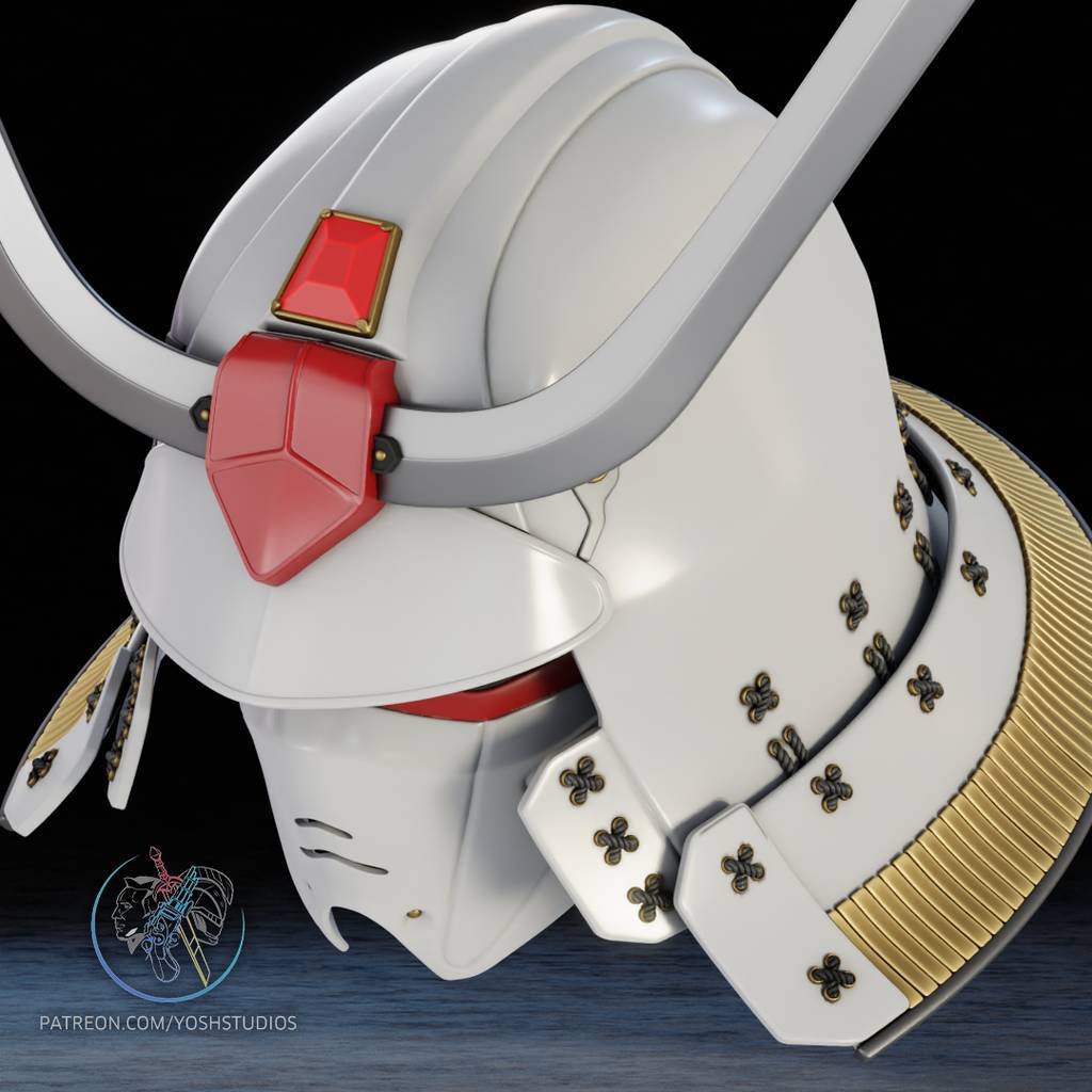 P站图纸印象馆 Yosh 高达头盔 Yosh 高达头盔