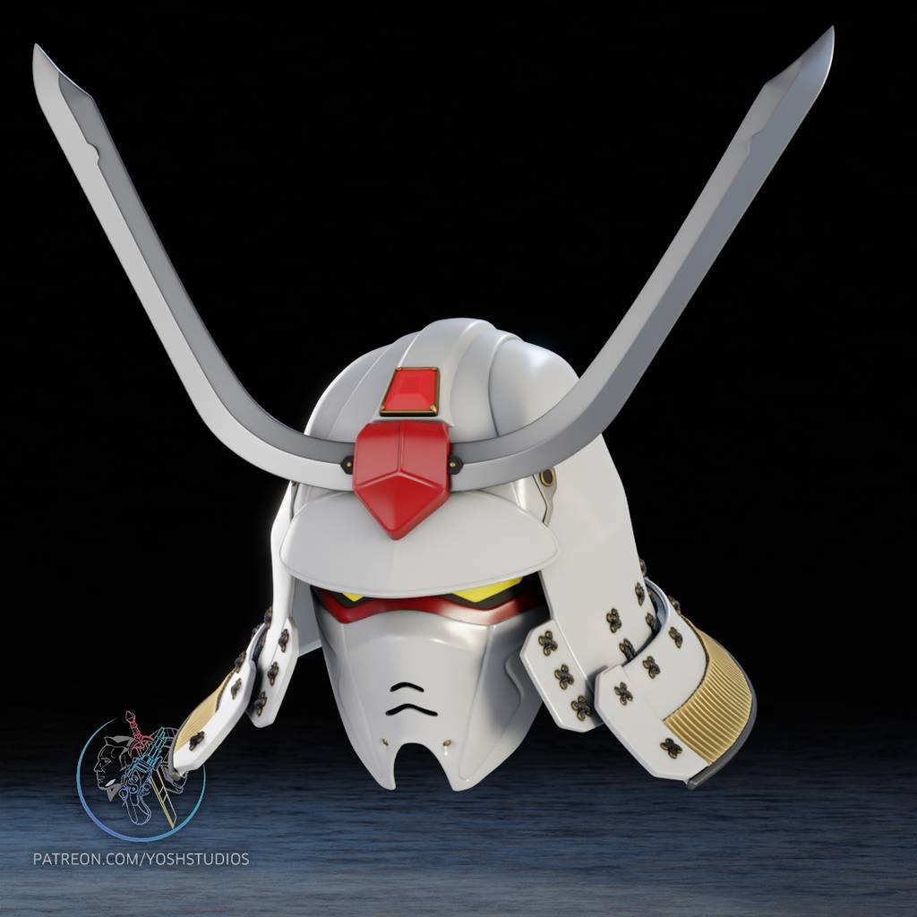 P站图纸印象馆 Yosh 高达头盔 Yosh 高达头盔