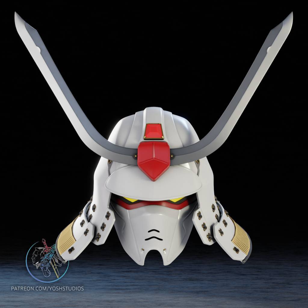 P站图纸印象馆 Yosh 高达头盔 Yosh 高达头盔