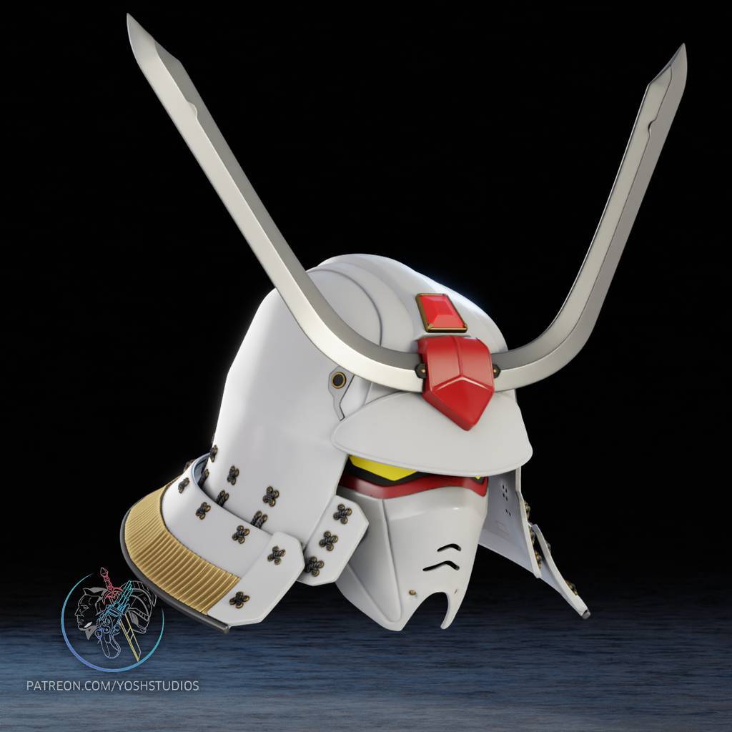 P站图纸印象馆 Yosh 高达头盔 Yosh 高达头盔