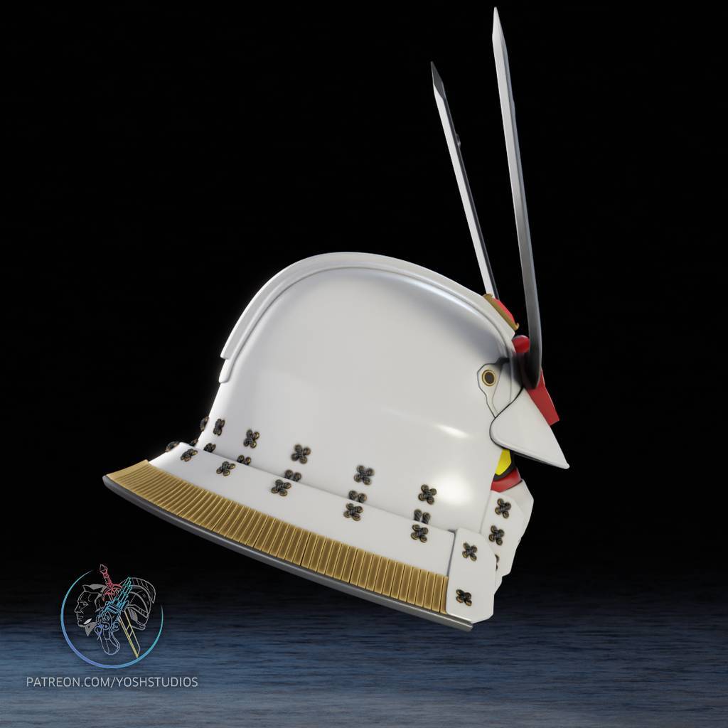 P站图纸印象馆 Yosh 高达头盔 Yosh 高达头盔