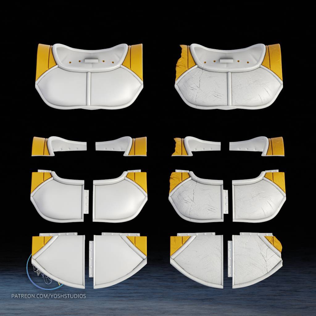 P站图纸印象馆 Yosh 龙珠 赛亚人的护甲 Yosh 龙珠 赛亚人的护甲