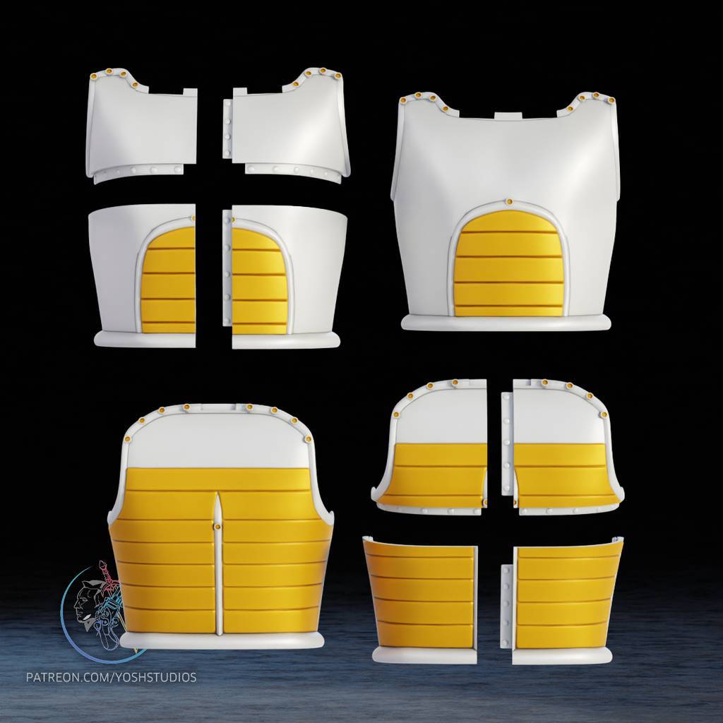 P站图纸印象馆 Yosh 龙珠 赛亚人的护甲 Yosh 龙珠 赛亚人的护甲