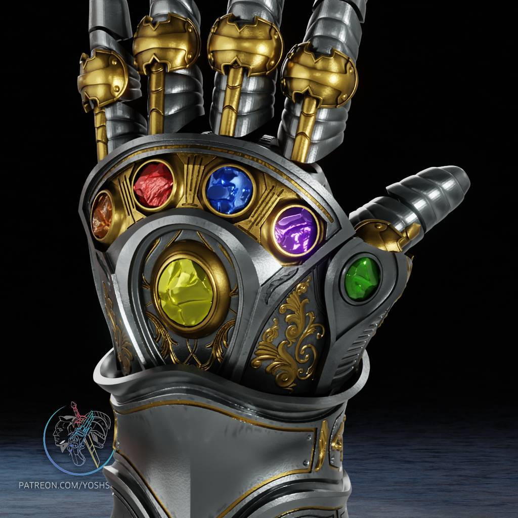 P站图纸印象馆 Yosh 漫威 无限手套 Yosh 漫威 无限手套