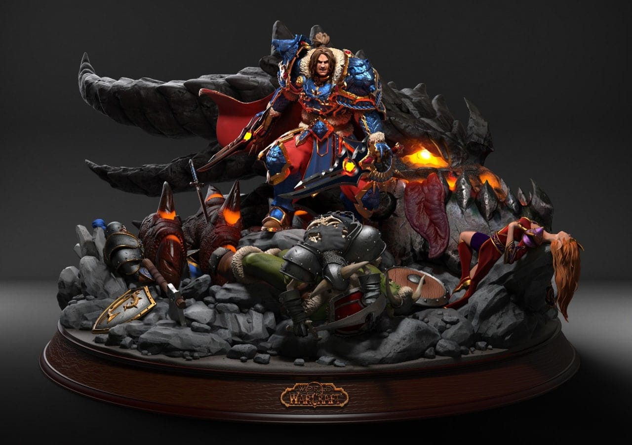 P站图纸印象馆 魔兽世界 瓦里安王 魔兽世界 瓦里安王