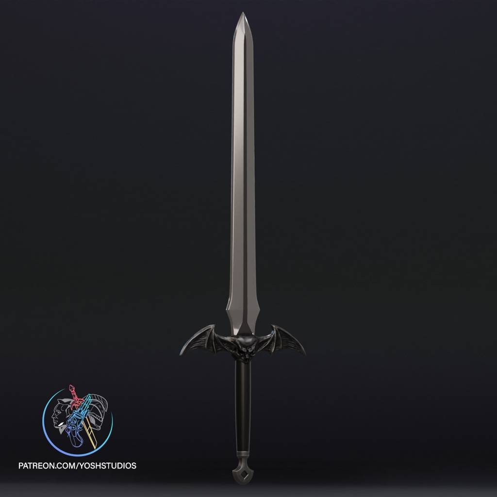 P站图纸印象馆 Yosh DC漫画 蝙蝠侠剑和盾牌 Yosh DC漫画 蝙蝠侠剑和盾牌