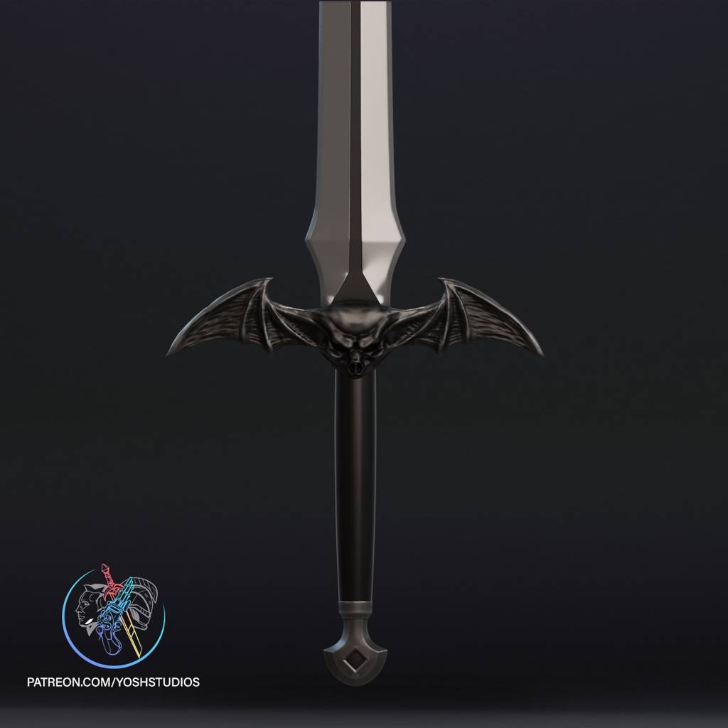 P站图纸印象馆 Yosh DC漫画 蝙蝠侠剑和盾牌 Yosh DC漫画 蝙蝠侠剑和盾牌