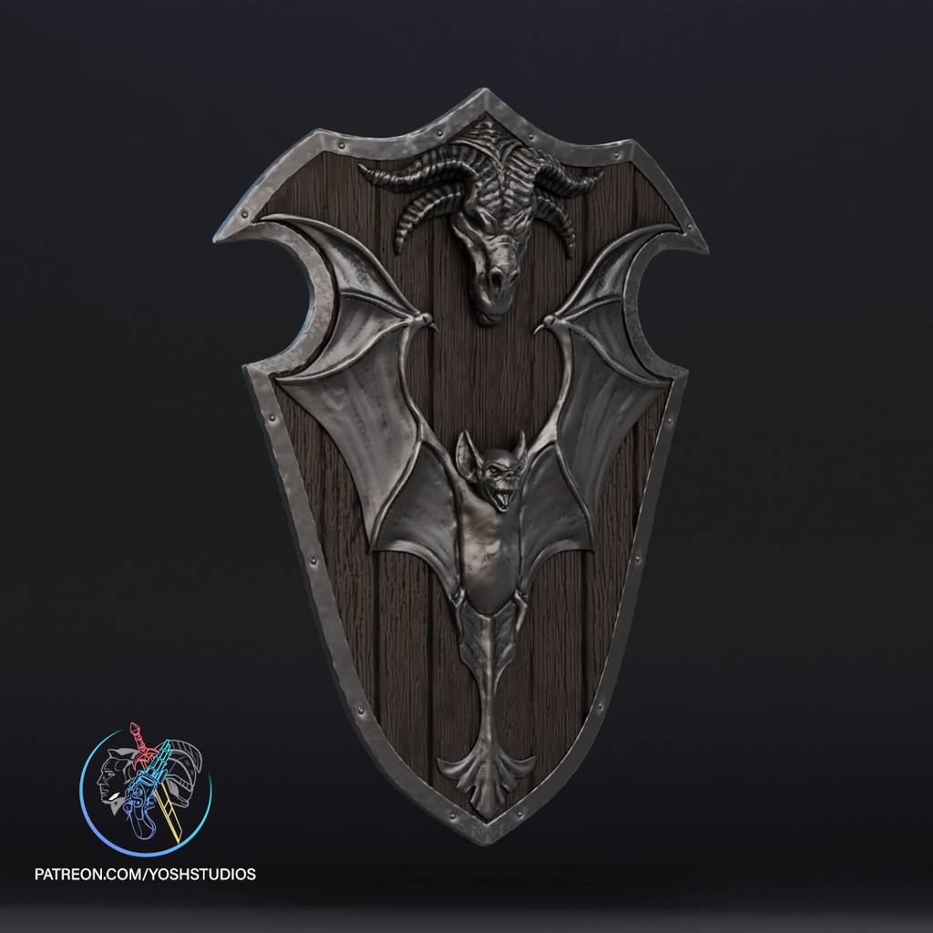 P站图纸印象馆 Yosh DC漫画 蝙蝠侠剑和盾牌 Yosh DC漫画 蝙蝠侠剑和盾牌