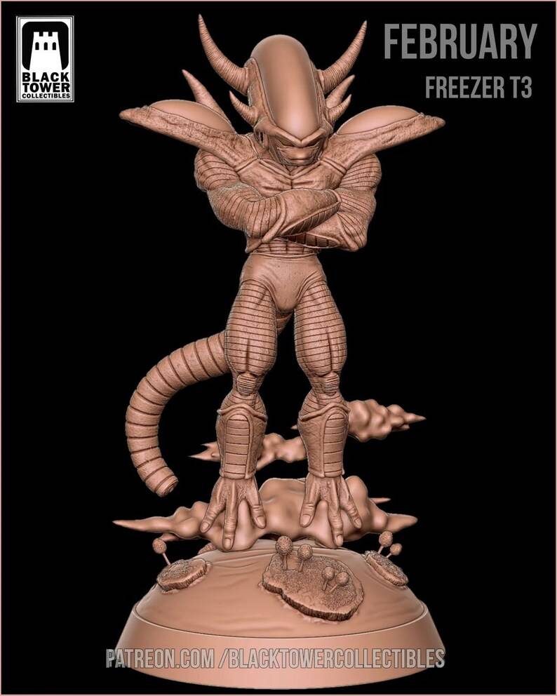 P站图纸印象馆 Black Towe 龙珠 弗利萨 Black Towe 龙珠 弗利萨