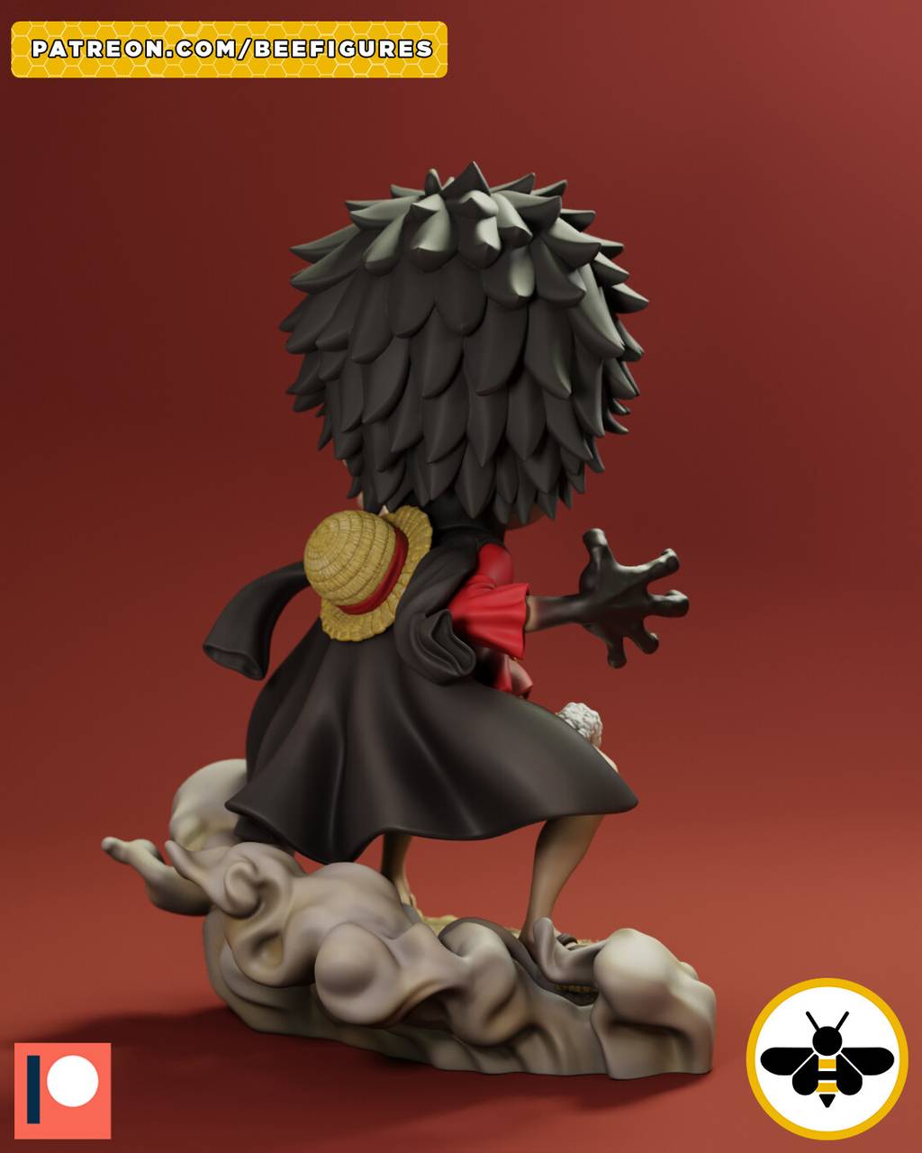 P站图纸印象馆 Bee Figures 海贼王 路飞 Bee Figures 海贼王 路飞