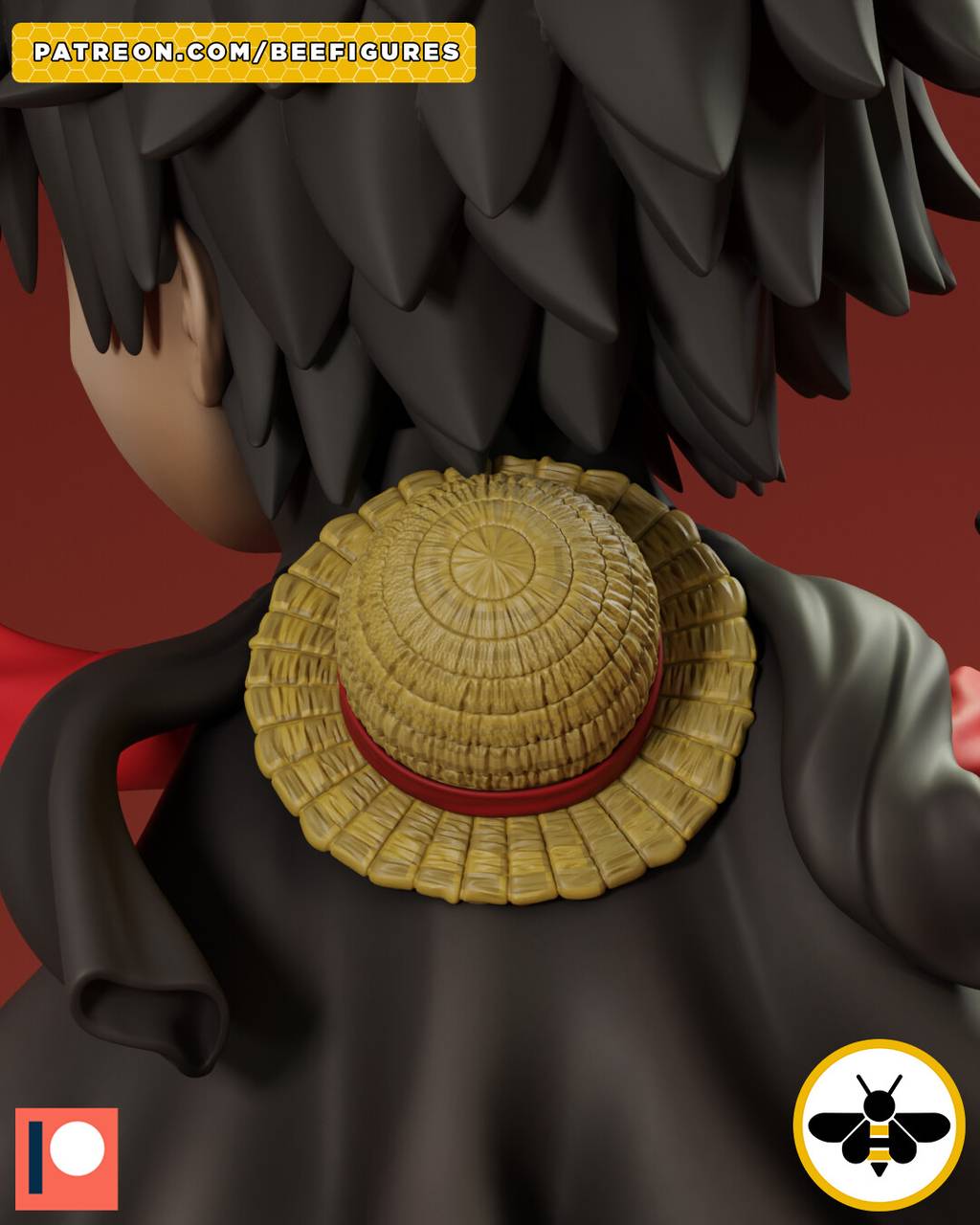 P站图纸印象馆 Bee Figures 海贼王 路飞 Bee Figures 海贼王 路飞