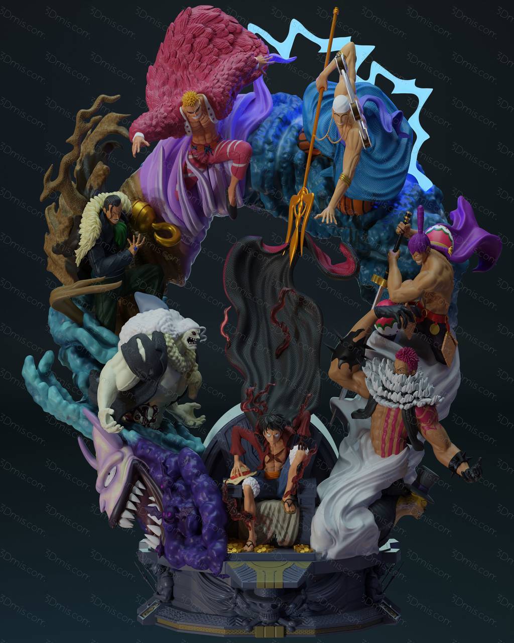 海贼王 路飞和他的伙伴