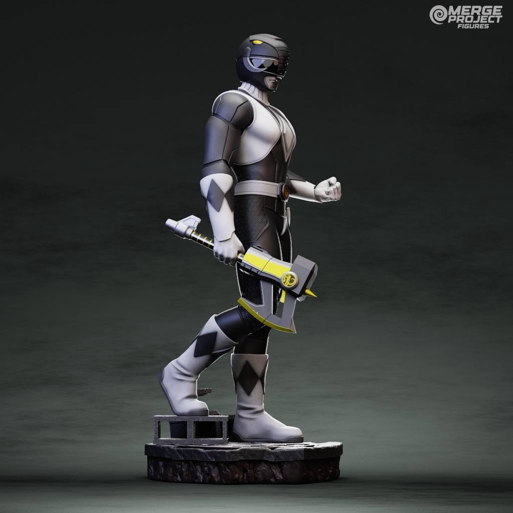 P站图纸印象馆 MPF 恐龙战队 黑衣战士 MPF 恐龙战队 黑衣战士