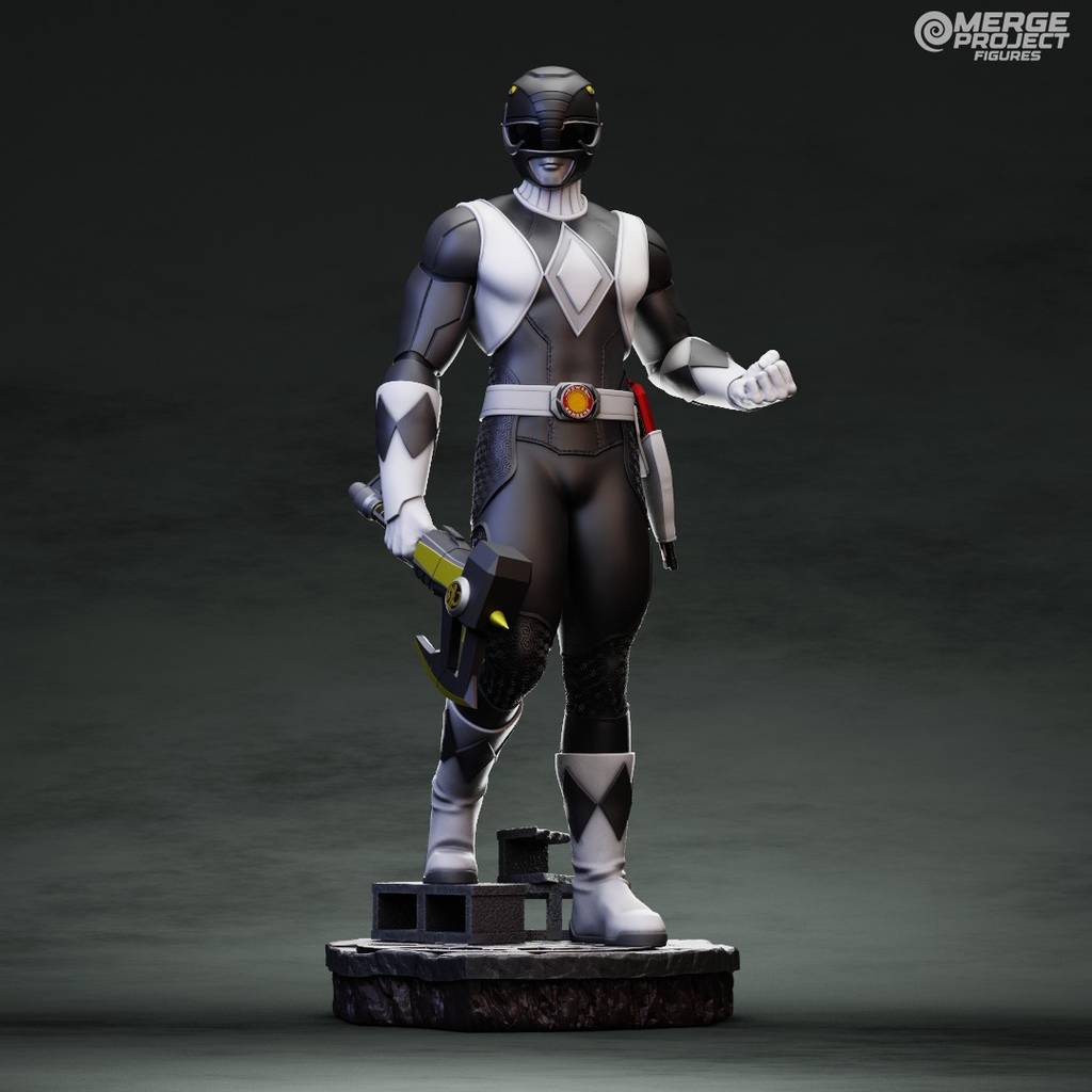 P站图纸印象馆 MPF 恐龙战队 黑衣战士 MPF 恐龙战队 黑衣战士