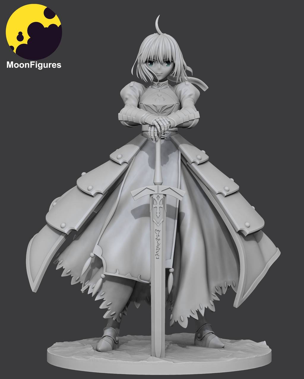 P站图纸印象馆 Moon Figures 命运之夜 阿尔托利亚·潘德拉贡 Moon Figures 命运之夜 阿尔托利亚·潘德拉贡