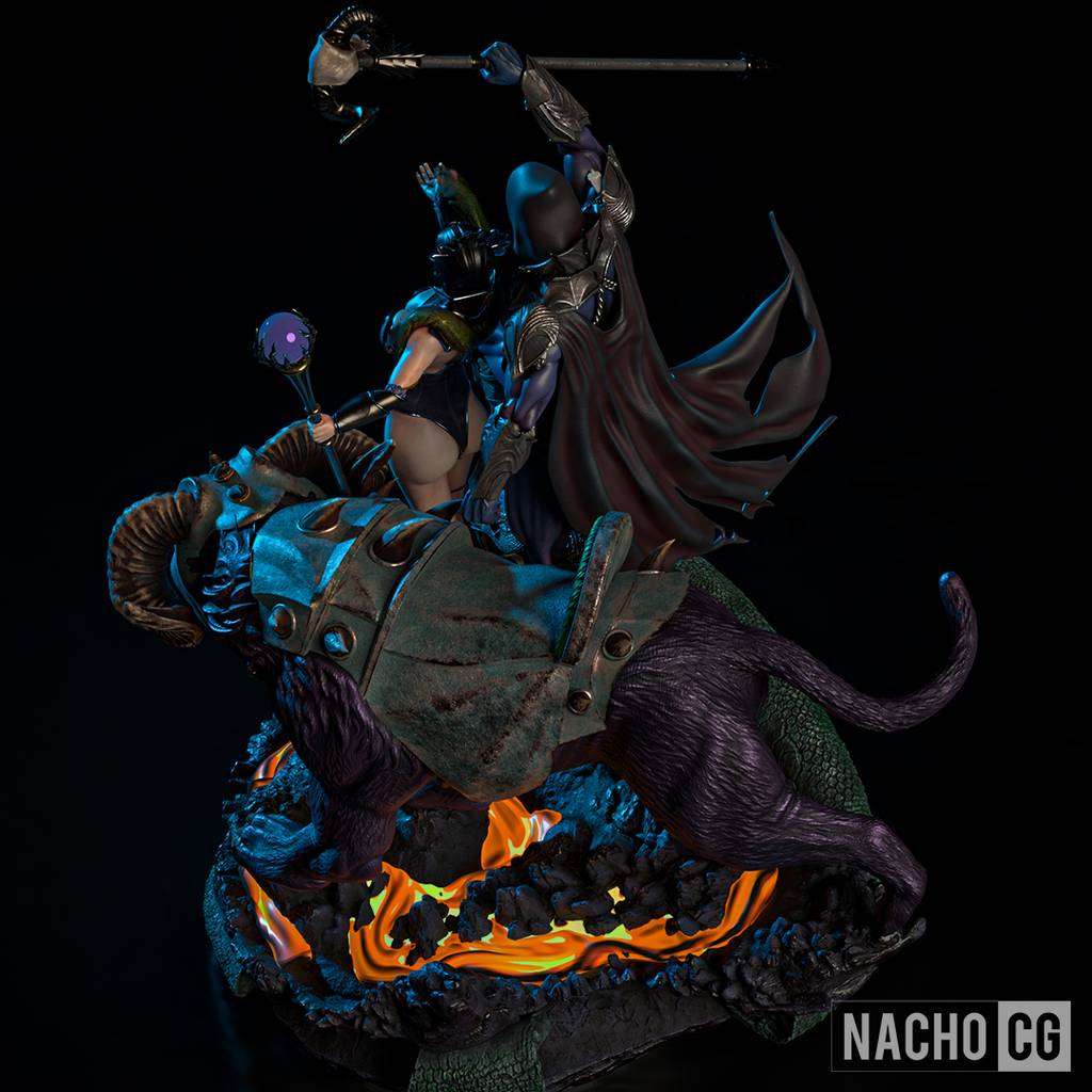 P站图纸印象馆 Nacho CG 宇宙的巨人希曼 邪恶琳和骷髅王 Nacho CG 宇宙的巨人希曼 邪恶琳和骷髅王