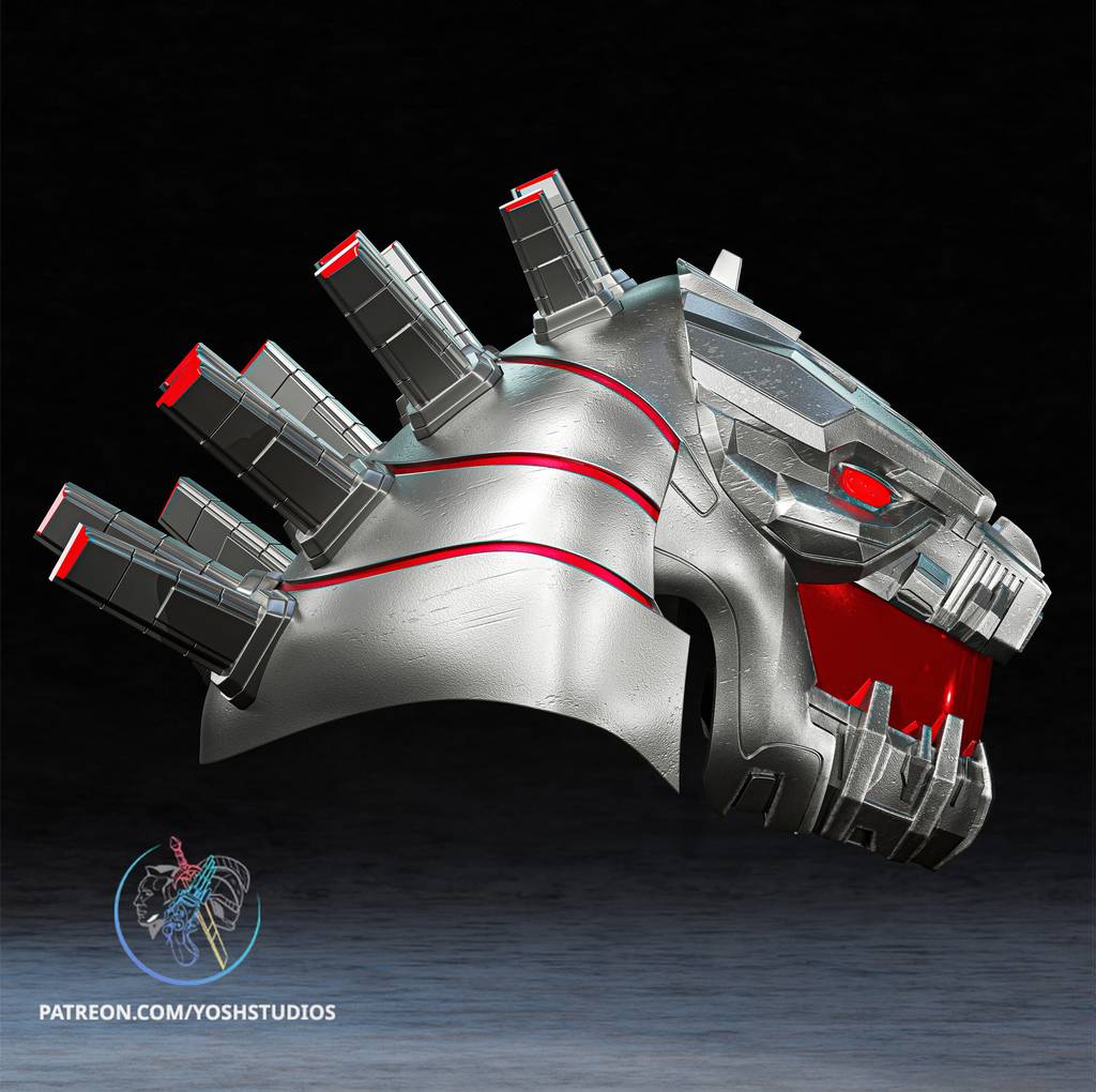 P站图纸印象馆 Yosh 哥斯拉面具 Yosh 哥斯拉面具