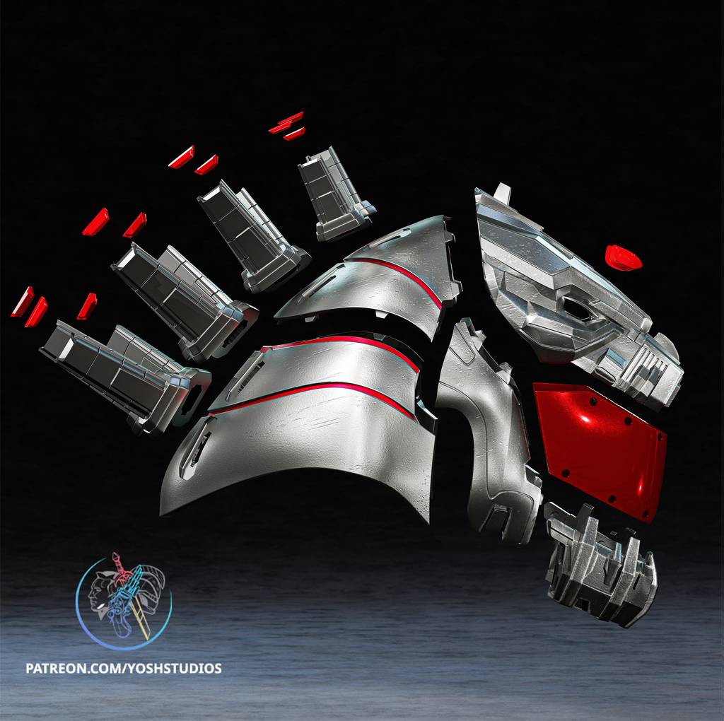 P站图纸印象馆 Yosh 哥斯拉面具 Yosh 哥斯拉面具