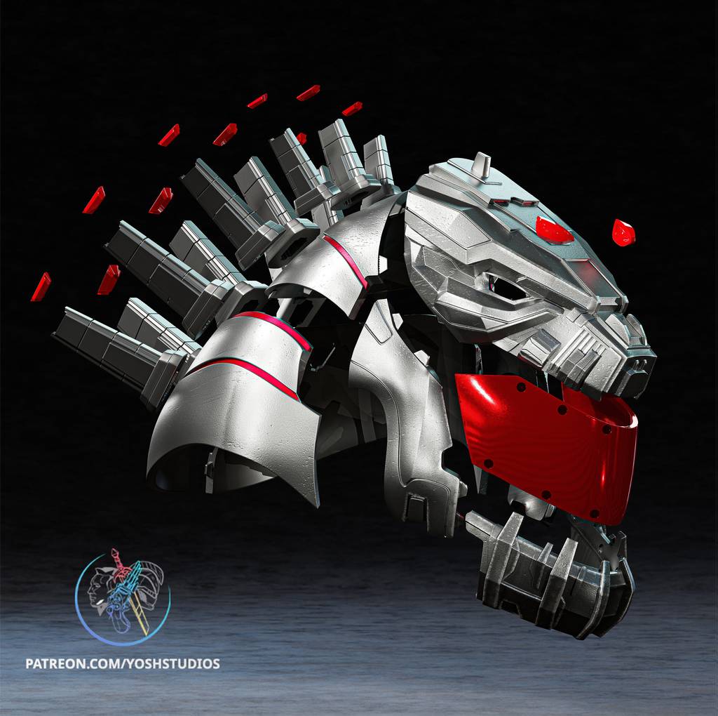 P站图纸印象馆 Yosh 哥斯拉面具 Yosh 哥斯拉面具