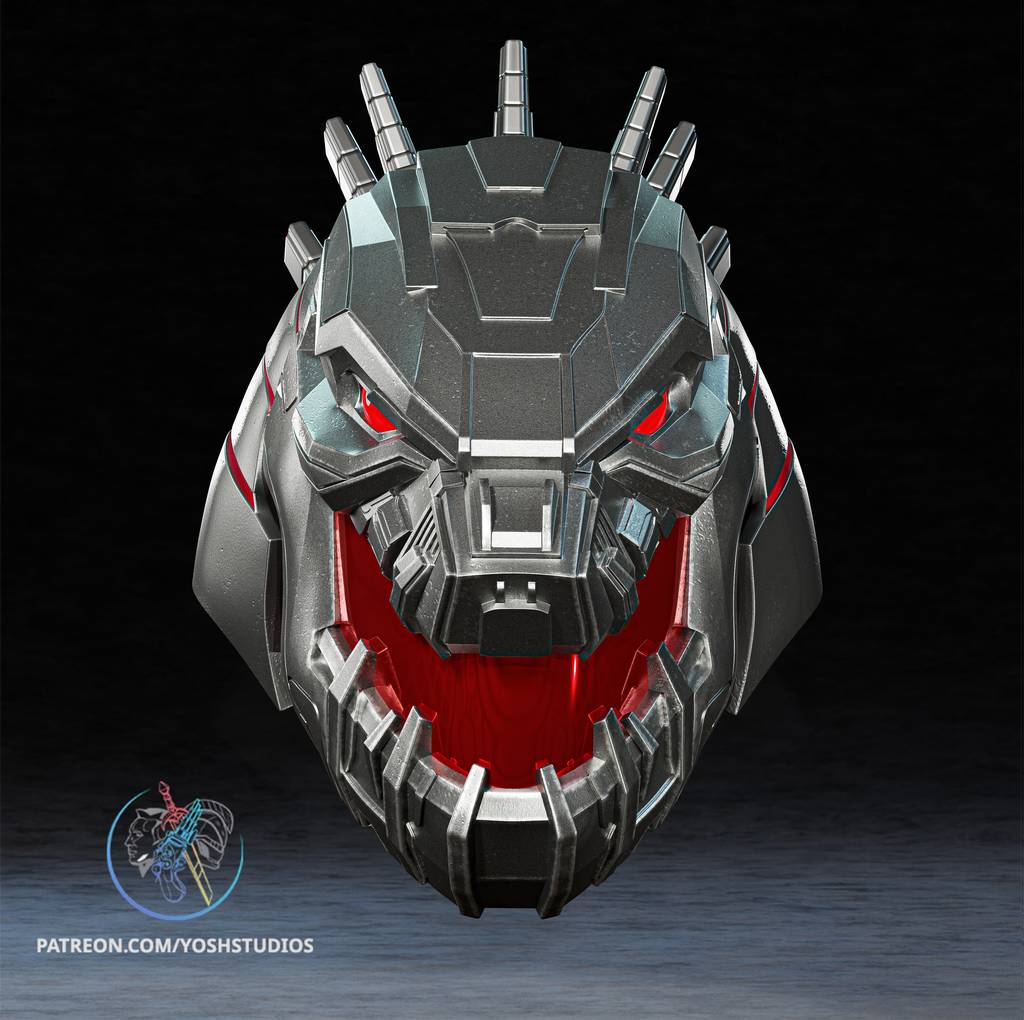 P站图纸印象馆 Yosh 哥斯拉面具 Yosh 哥斯拉面具