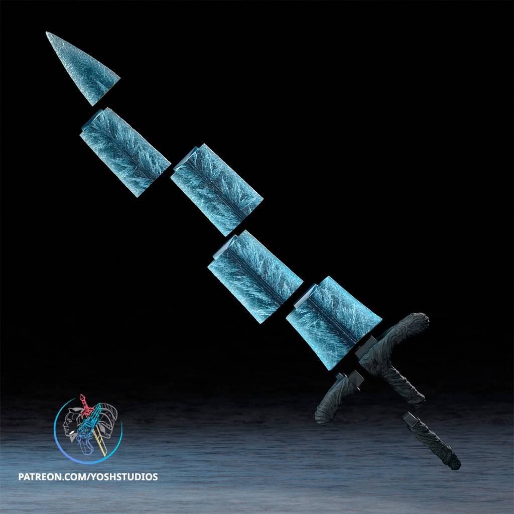 P站图纸印象馆 Yosh 艾尔登法环王之暗月大剑 Yosh 艾尔登法环王之暗月大剑