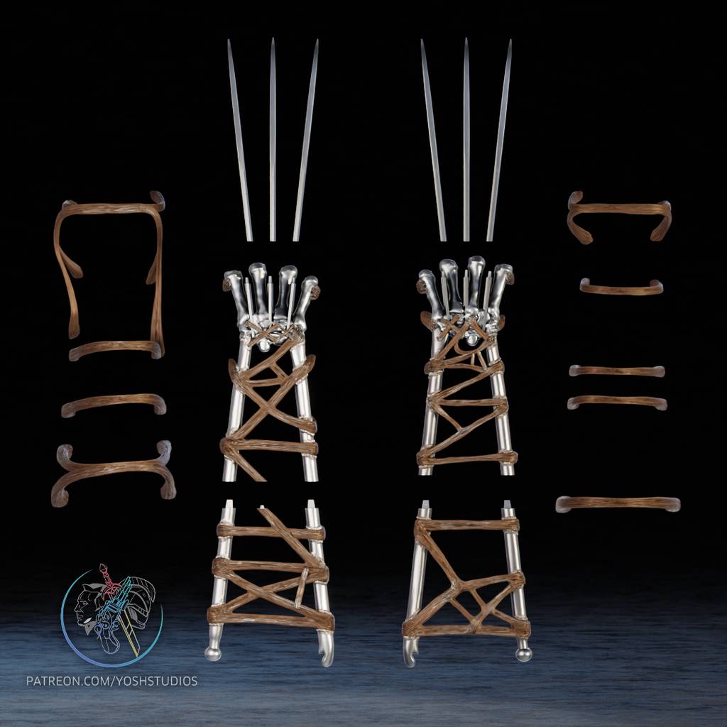 P站图纸印象馆 Yosh 金刚狼钢爪 Yosh 金刚狼钢爪