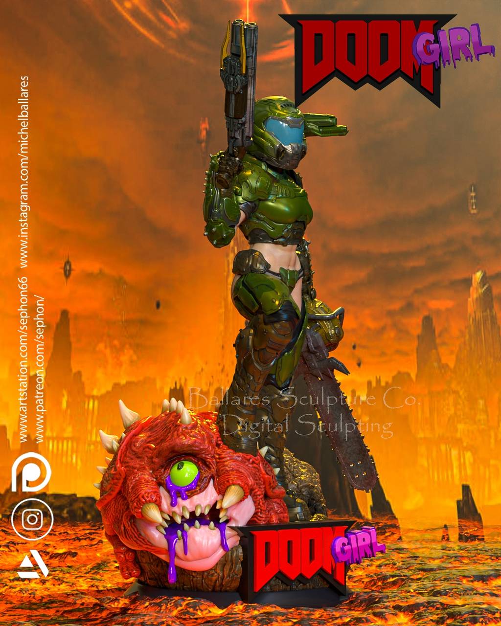 P站图纸印象馆 Geek MB 毁灭女战士 Geek MB 毁灭女战士