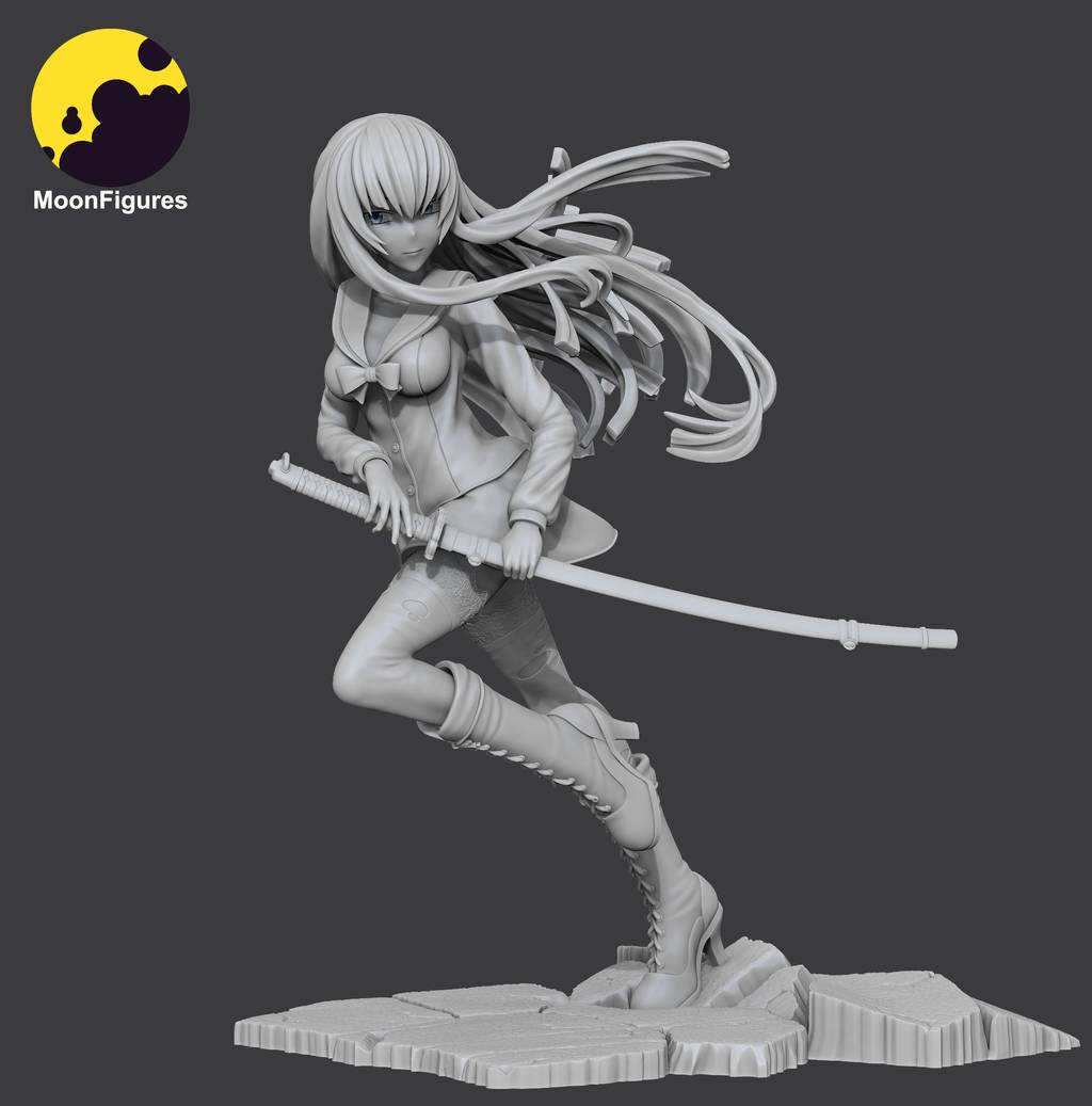 P站图纸印象馆 Moon Figures 学园默示录 毒岛冴子 Moon Figures 学园默示录 毒岛冴子