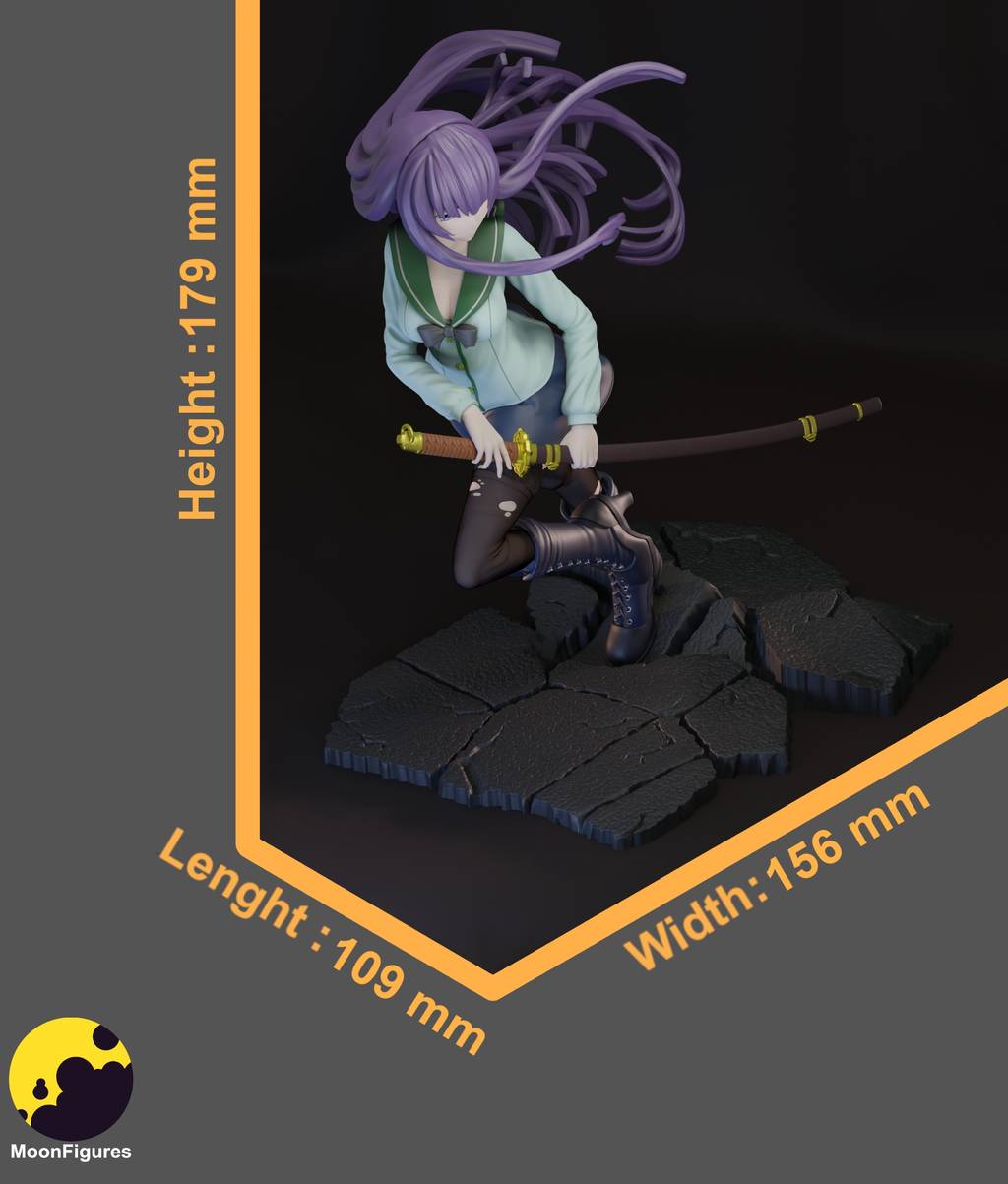 P站图纸印象馆 Moon Figures 学园默示录 毒岛冴子 Moon Figures 学园默示录 毒岛冴子