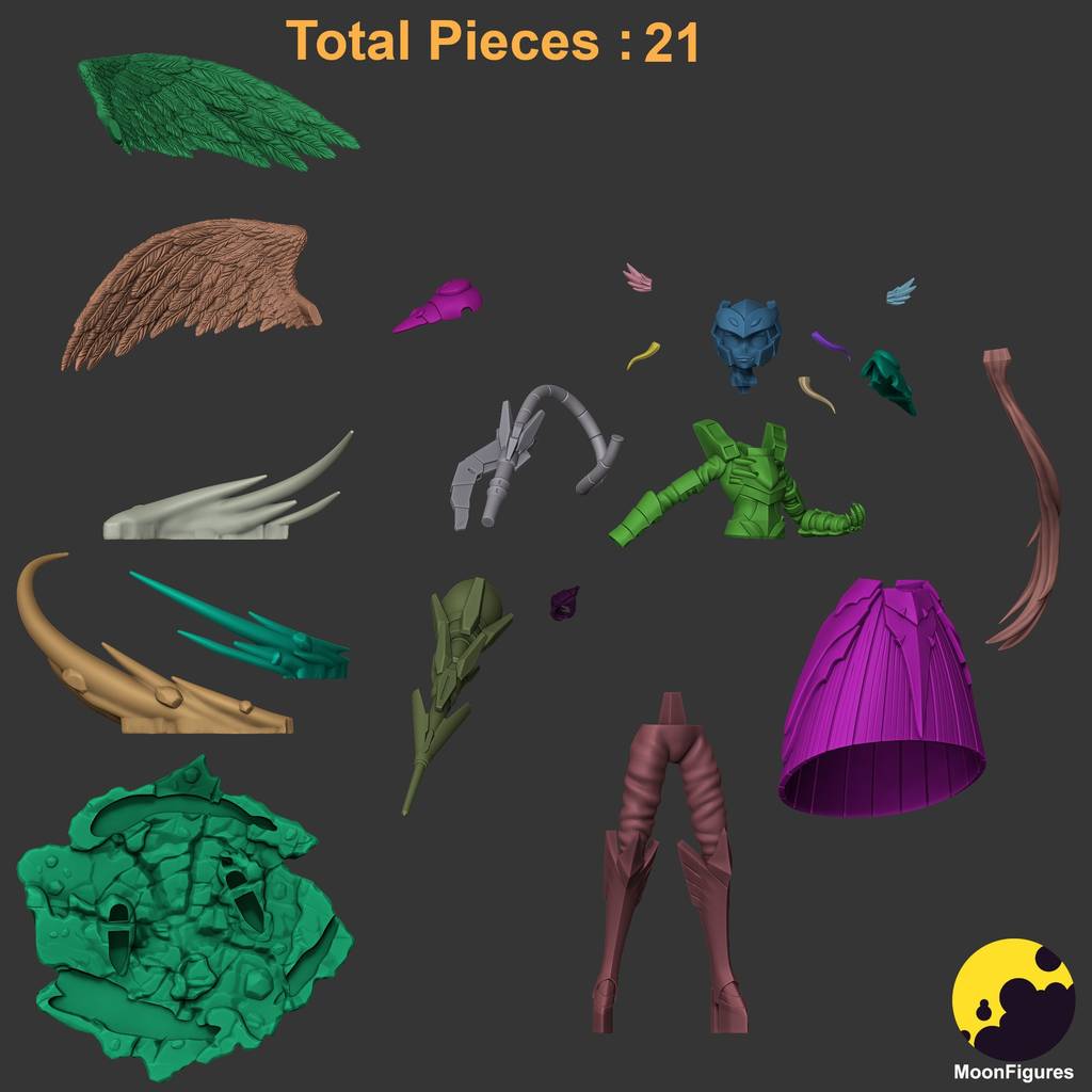 P站图纸印象馆 Moon Figures 纳萨力克之王 夏提雅·布拉德弗伦 Moon Figures 纳萨力克之王 夏提雅·布拉德弗伦