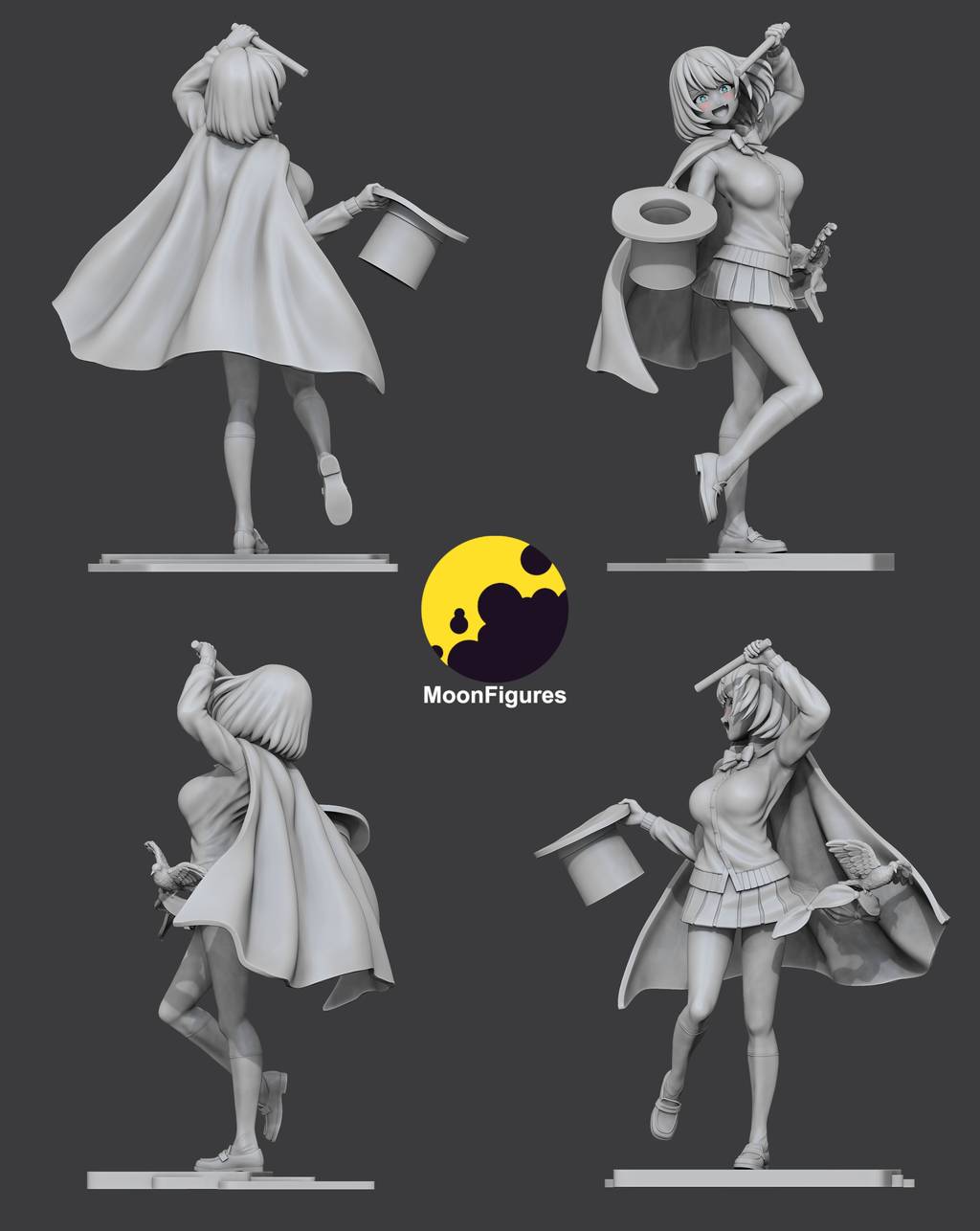 P站图纸印象馆 Moon Figures 魔术学姐 Moon Figures 魔术学姐