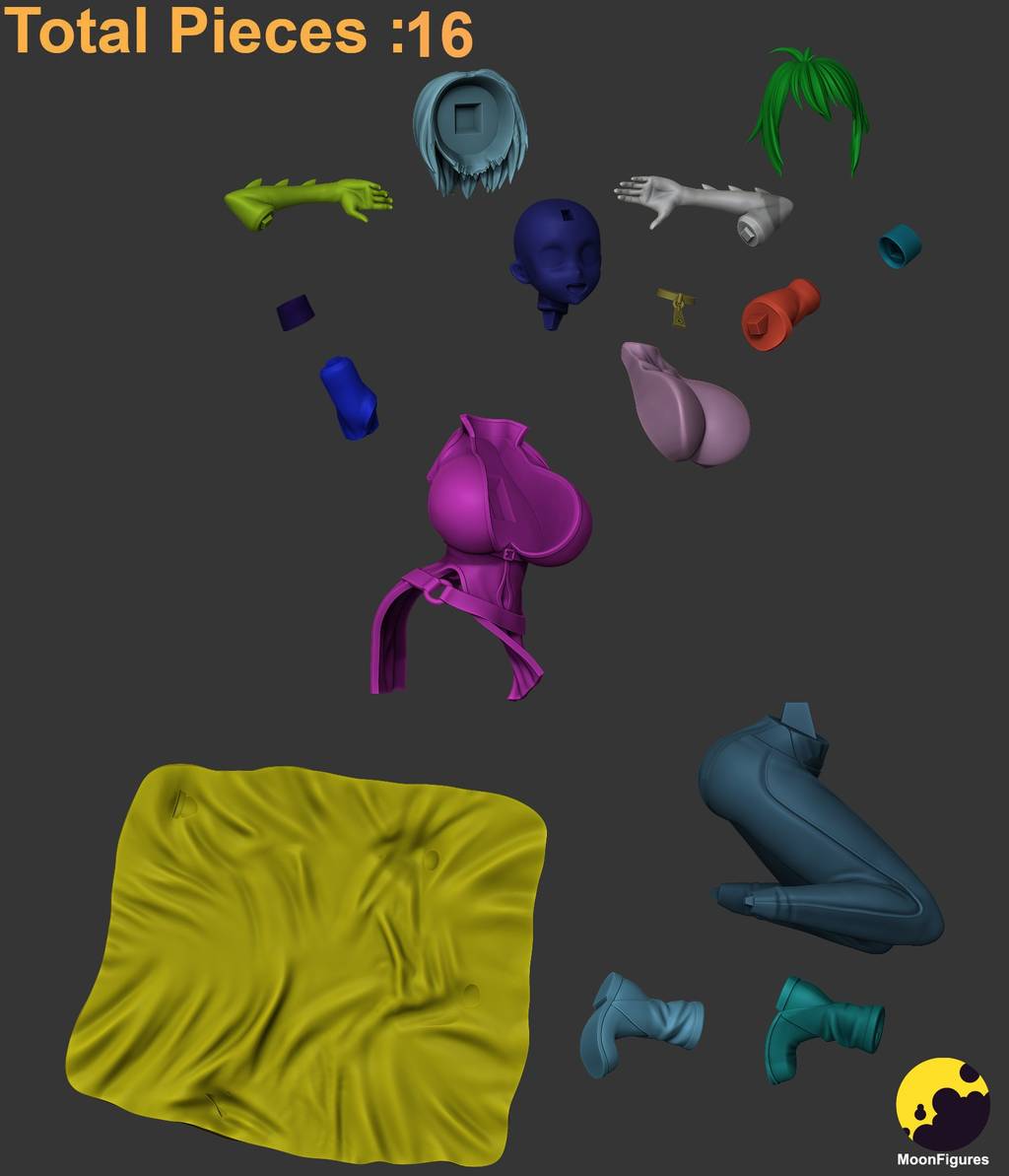 P站图纸印象馆 Moon Figures 异世界迷宫里的后宫生活 维丝塔 Moon Figures 异世界迷宫里的后宫生活 维丝塔