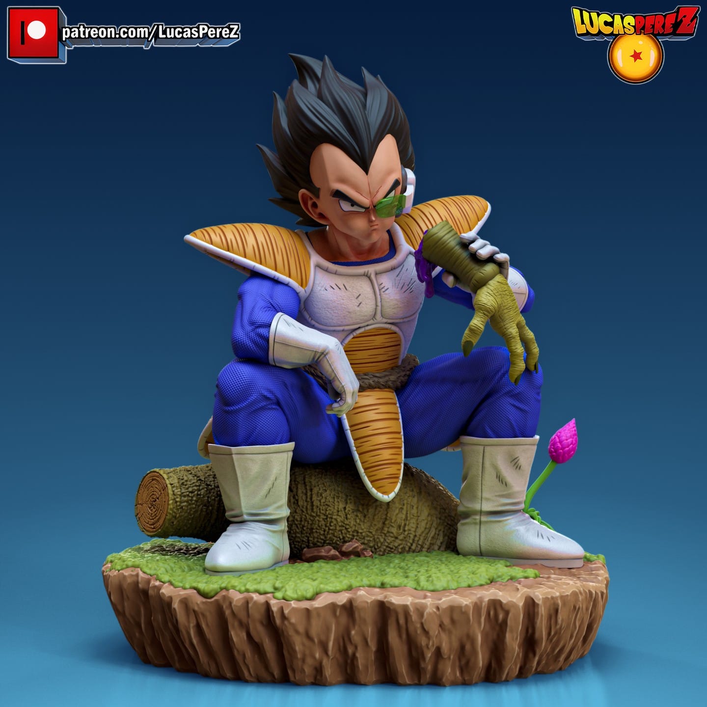 P站图纸印象馆 Lucas Perez 龙珠 贝吉塔 Lucas Perez 龙珠 贝吉塔