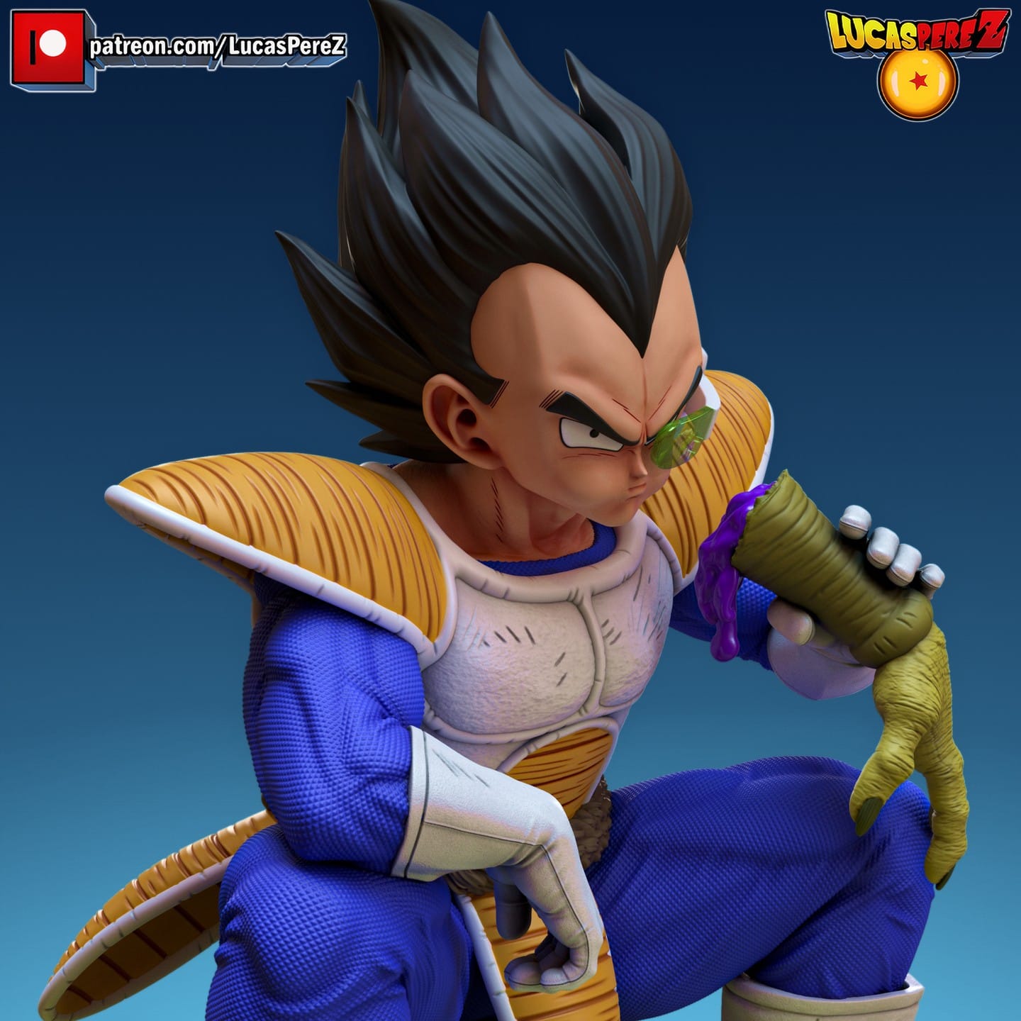 P站图纸印象馆 Lucas Perez 龙珠 贝吉塔 Lucas Perez 龙珠 贝吉塔