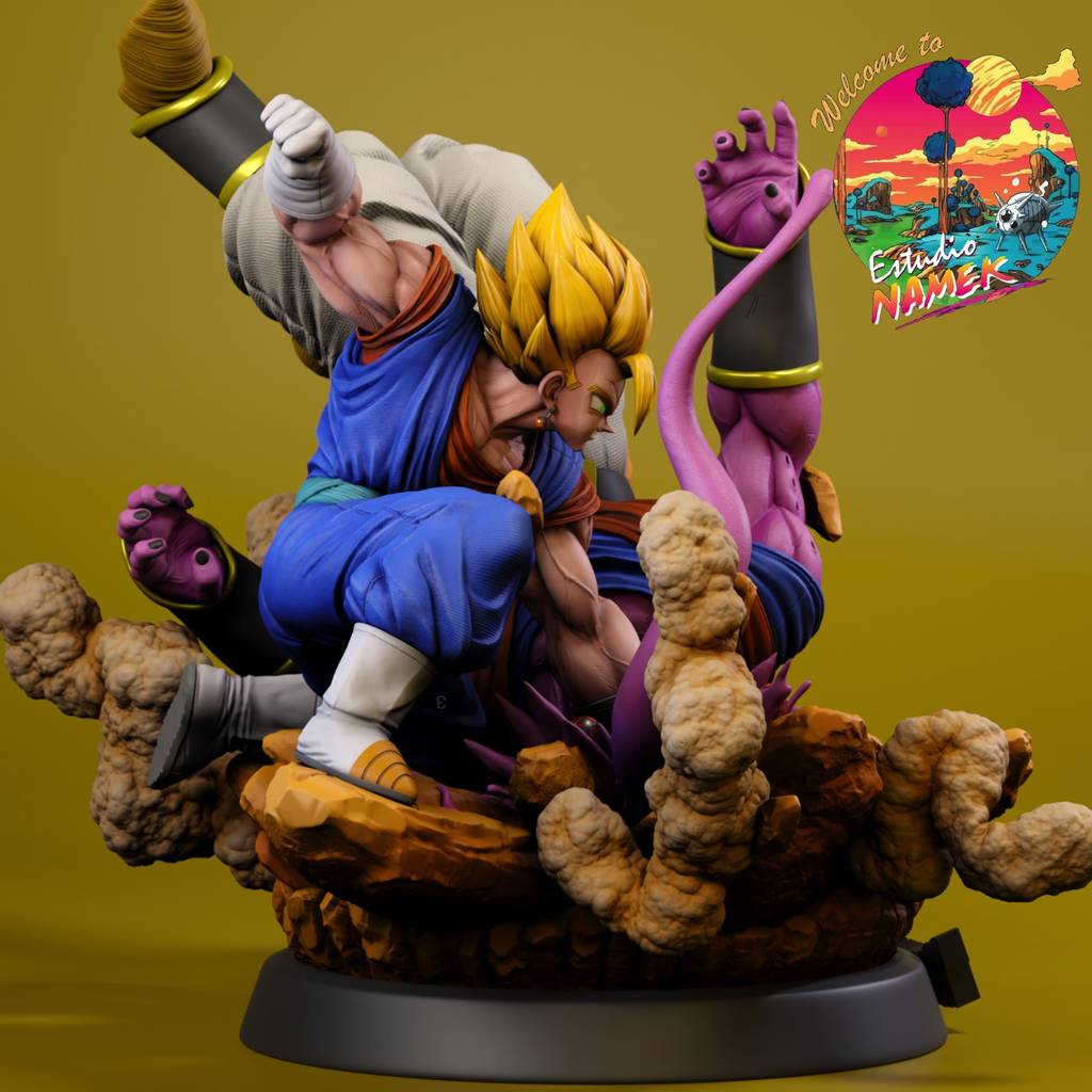 P站图纸印象馆 龙珠 魔人布欧和贝吉特 龙珠 魔人布欧和贝吉特