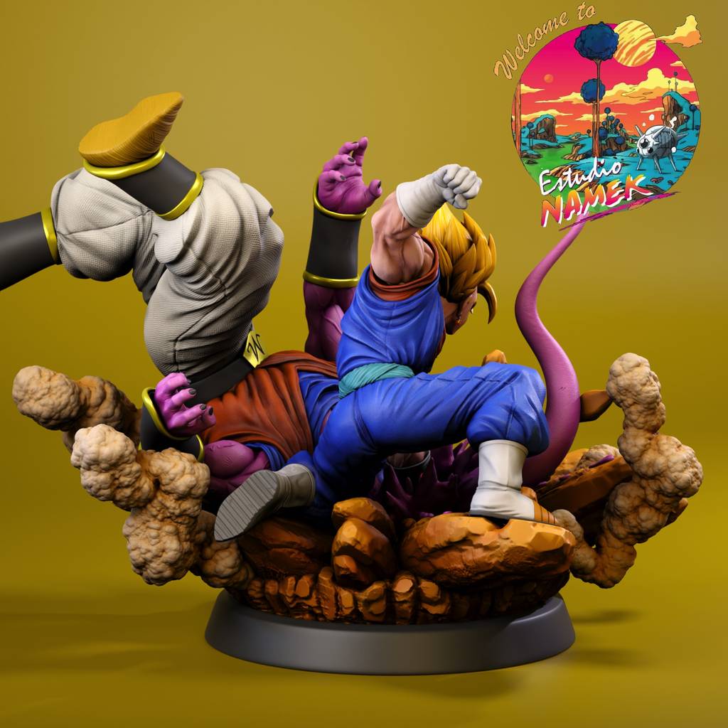 P站图纸印象馆 龙珠 魔人布欧和贝吉特 龙珠 魔人布欧和贝吉特