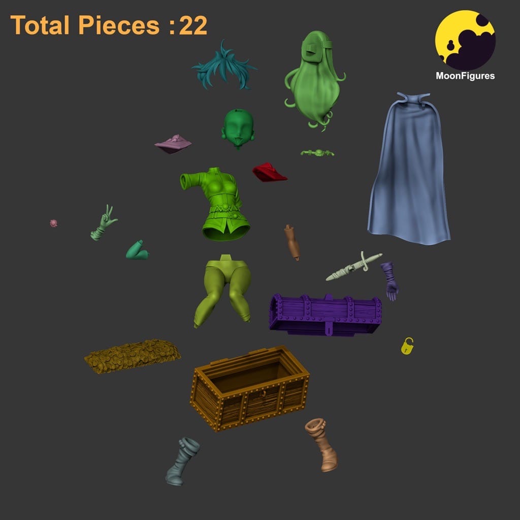 P站图纸印象馆 Moon Figures 秀逗魔导士 莉娜·因巴斯 Moon Figures 秀逗魔导士 莉娜·因巴斯