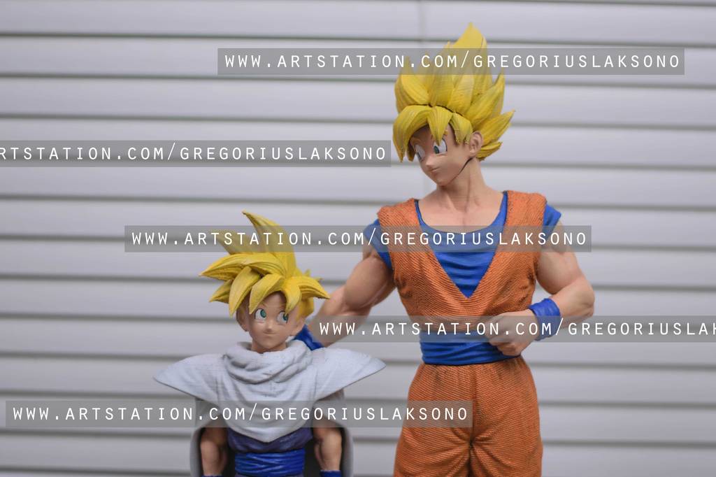 P站图纸印象馆 GPL 龙珠 悟空和悟饭 GPL 龙珠 悟空和悟饭