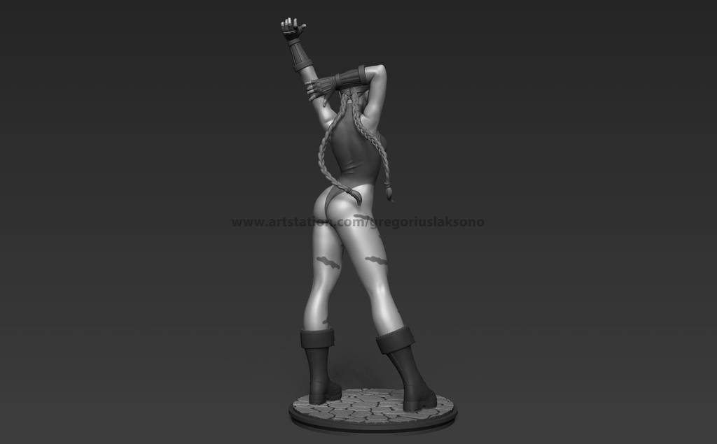 P站图纸印象馆 GPL 街头霸王 嘉米 GPL 街头霸王 嘉米