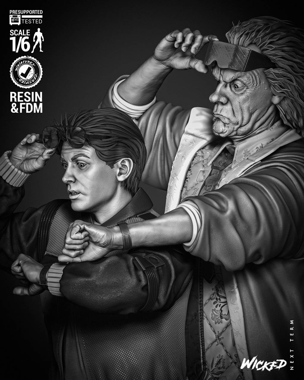 P站图纸印象馆 3DWicked 回到未来 3DWicked 回到未来