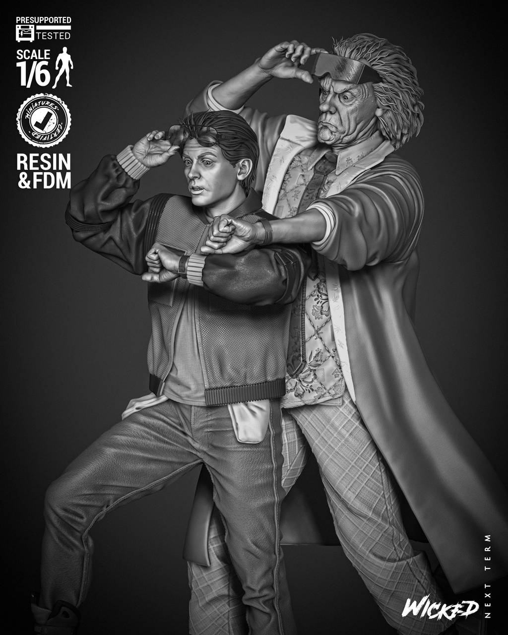 P站图纸印象馆 3DWicked 回到未来 3DWicked 回到未来