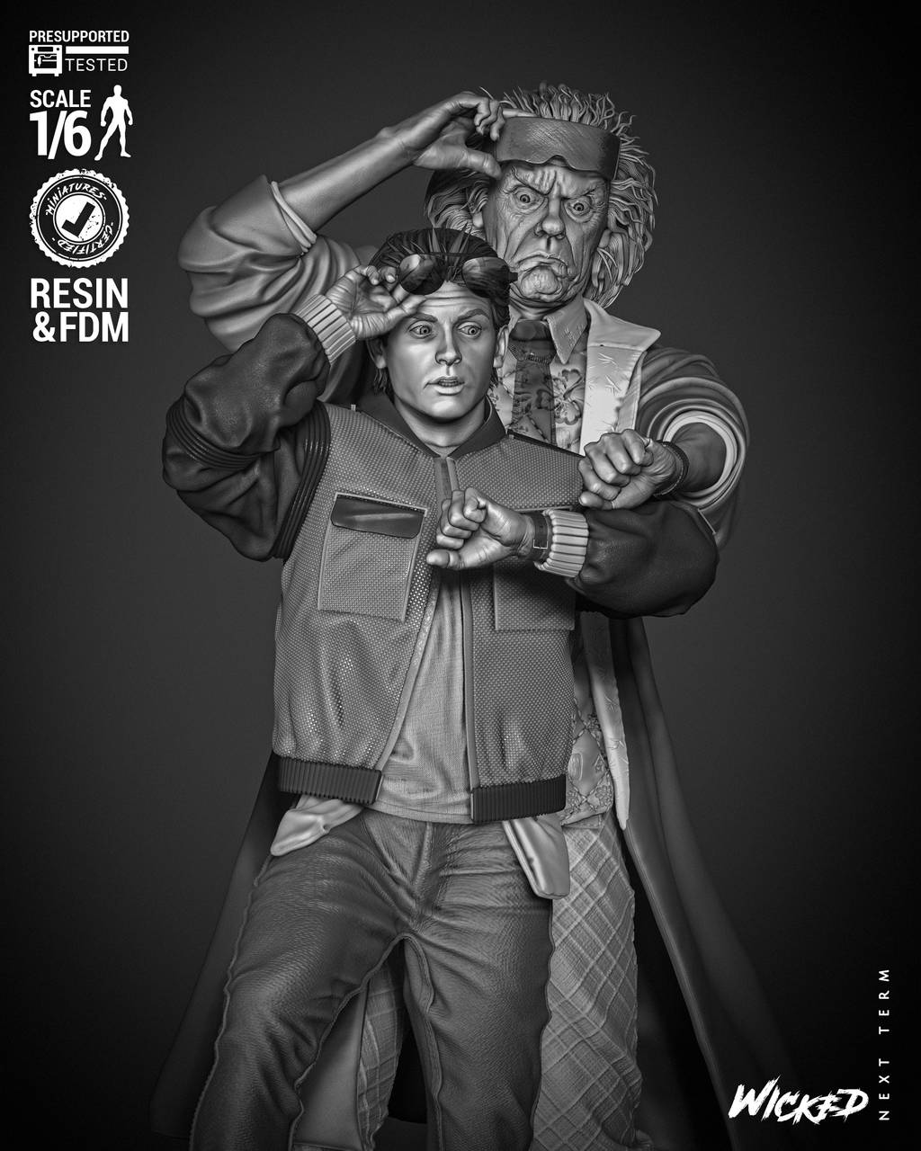 P站图纸印象馆 3DWicked 回到未来 3DWicked 回到未来