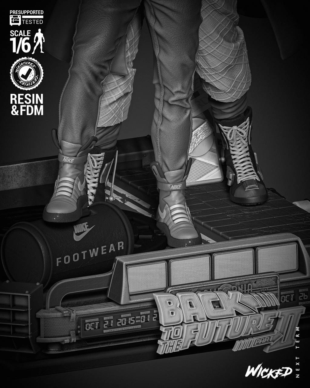 P站图纸印象馆 3DWicked 回到未来 3DWicked 回到未来