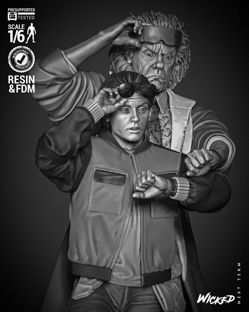 P站图纸印象馆 3DWicked 回到未来 3DWicked 回到未来